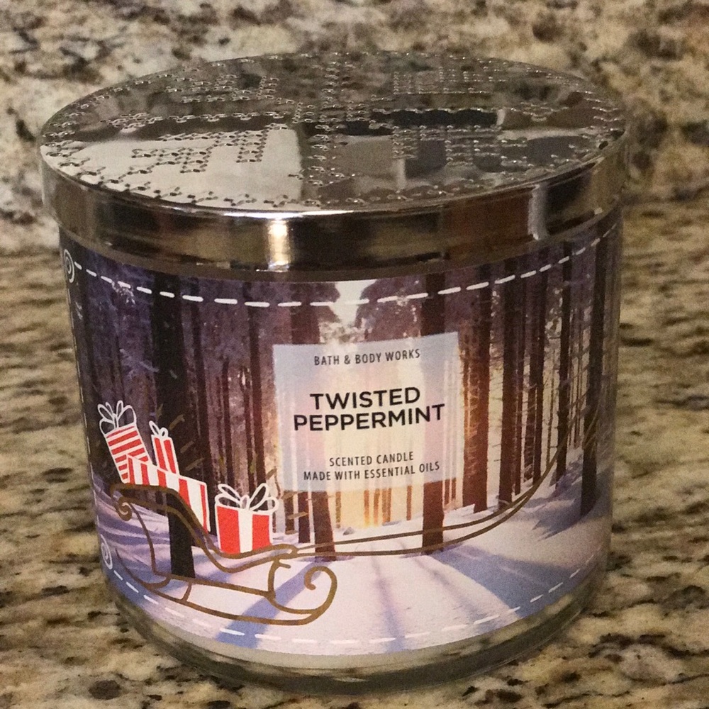 Bath & Body Peppermint Candle